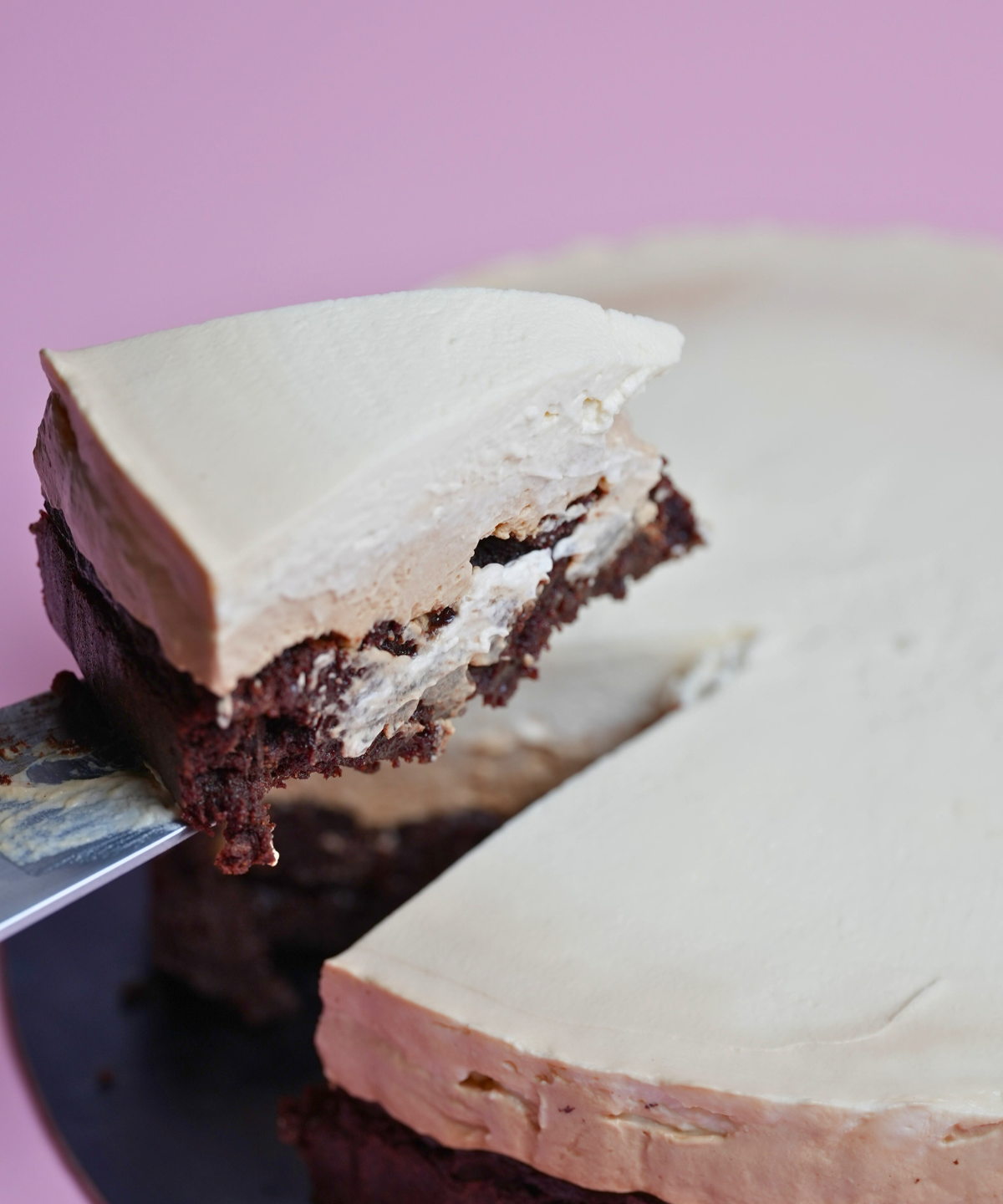 Tiramisu Brownie Cake