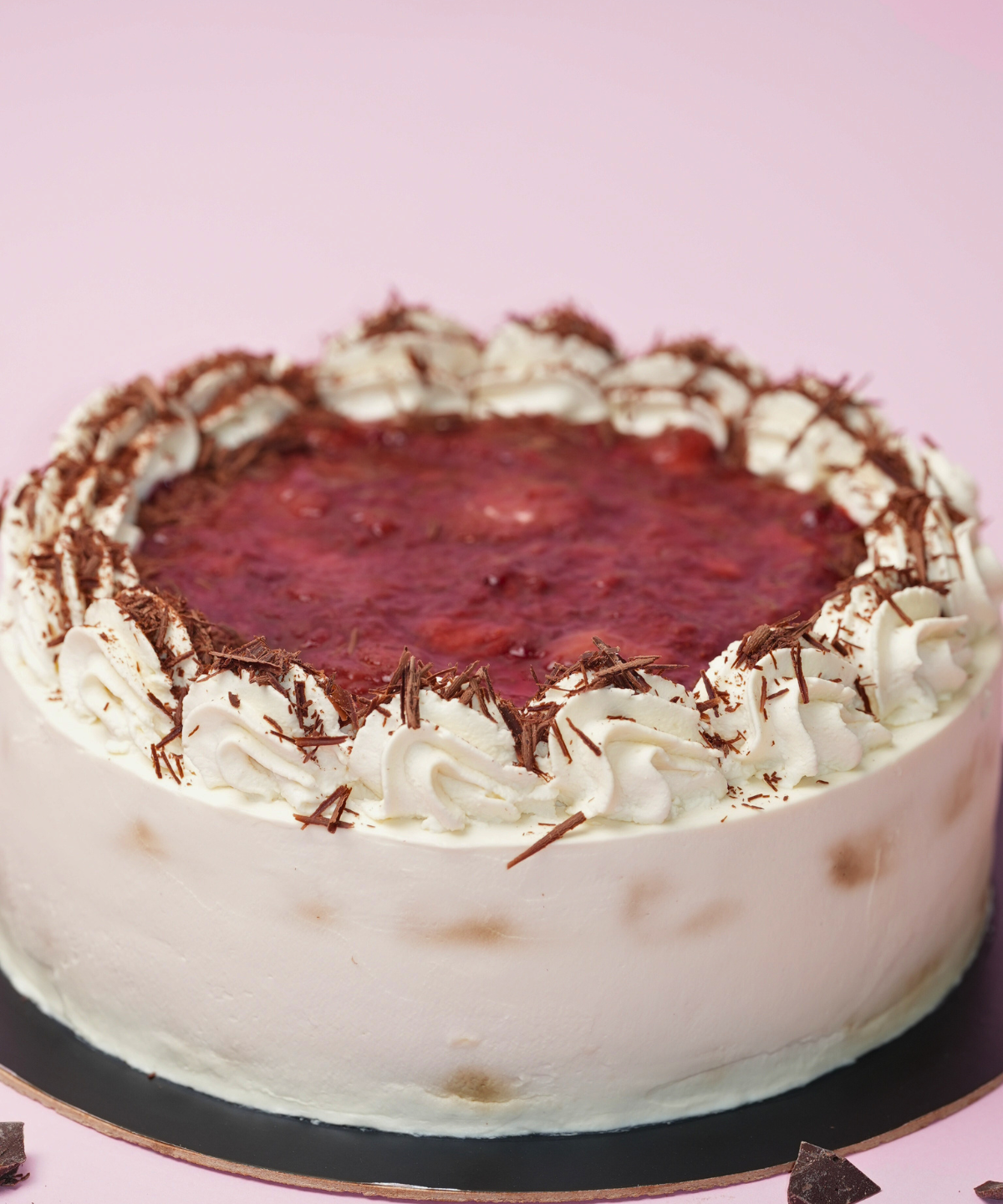 Chocolate Strawberry Cream Cheese Cake